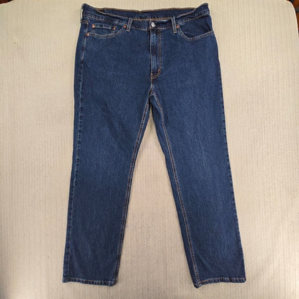 Levi's 541 Jeans Mens 38x32 Blue Denim Athletic Taper Pants Dark Wash